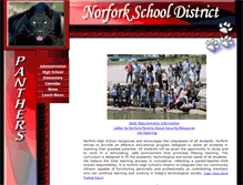 Tablet Screenshot of norfork.k12.ar.us