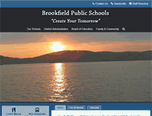 Tablet Screenshot of brookfield.k12.ct.us