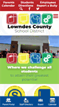 Mobile Screenshot of lowndes.k12.ms.us