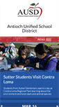 Mobile Screenshot of antioch.k12.ca.us