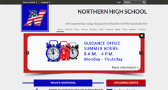 Desktop Screenshot of nhsweb.calvertnet.k12.md.us