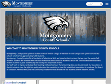 Tablet Screenshot of montgomery.k12.ga.us