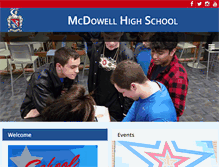 Tablet Screenshot of mhs.mcdowell.k12.nc.us