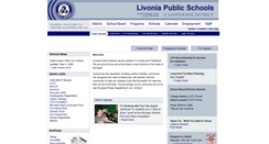 Desktop Screenshot of old.livonia.k12.mi.us