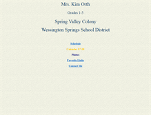 Tablet Screenshot of ko031.k12.sd.us
