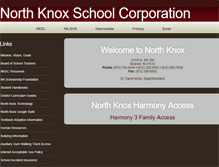 Tablet Screenshot of nknox.k12.in.us