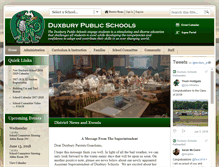 Tablet Screenshot of duxbury.k12.ma.us