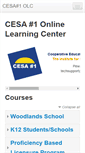 Mobile Screenshot of moodle.cesa1.k12.wi.us