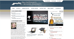 Desktop Screenshot of delta.k12.co.us