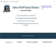 Tablet Screenshot of cabool.k12.mo.us