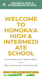 Mobile Screenshot of honokaa.k12.hi.us