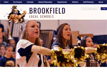 Tablet Screenshot of brookfield.k12.oh.us