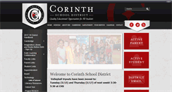 Desktop Screenshot of corinth.k12.ms.us
