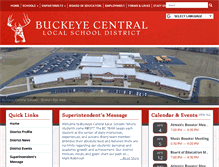 Tablet Screenshot of buckeye-central.k12.oh.us