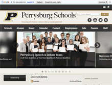 Tablet Screenshot of perrysburg.k12.oh.us