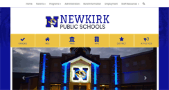 Desktop Screenshot of newkirk.k12.ok.us