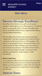 Mobile Screenshot of mcguffey.k12.pa.us