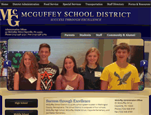 Tablet Screenshot of mcguffey.k12.pa.us