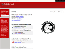 Tablet Screenshot of gillschool.wiki.farmington.k12.mi.us
