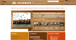 Desktop Screenshot of philomath.k12.or.us