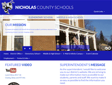 Tablet Screenshot of nicholas.k12.ky.us