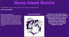 Desktop Screenshot of hazen.k12.ar.us