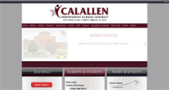 Desktop Screenshot of calallen.k12.tx.us