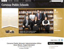 Tablet Screenshot of corunna.k12.mi.us