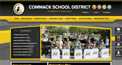 Desktop Screenshot of commack.k12.ny.us