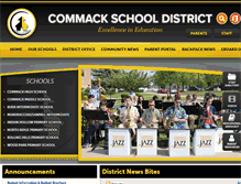 Tablet Screenshot of commack.k12.ny.us