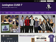 Tablet Screenshot of lexington.k12.il.us