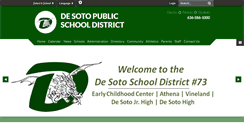 Desktop Screenshot of desoto.k12.mo.us