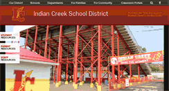 Desktop Screenshot of indian-creek.k12.oh.us