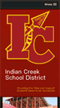 Mobile Screenshot of indian-creek.k12.oh.us