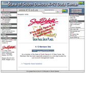 Tablet Screenshot of k12.sd.us