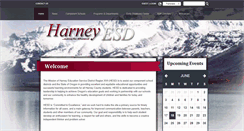 Desktop Screenshot of harneyesd.k12.or.us