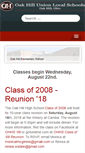 Mobile Screenshot of oakhill.k12.oh.us