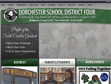 Tablet Screenshot of dorchester4.k12.sc.us