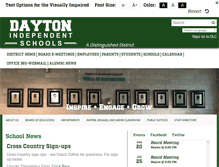 Tablet Screenshot of dayton.k12.ky.us