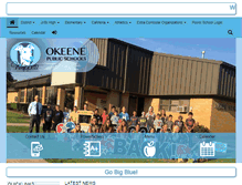 Tablet Screenshot of okeene.k12.ok.us