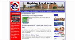 Desktop Screenshot of mapleton.k12.oh.us