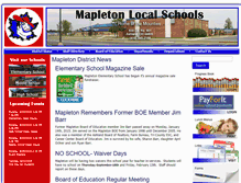 Tablet Screenshot of mapleton.k12.oh.us