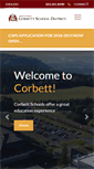 Mobile Screenshot of corbett.k12.or.us