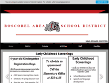 Tablet Screenshot of boscobel.k12.wi.us