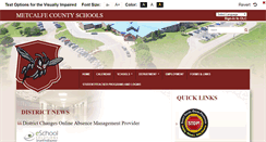 Desktop Screenshot of metcalfe.k12.ky.us