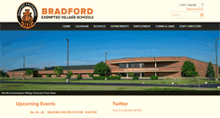 Desktop Screenshot of bradford.k12.oh.us