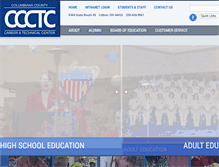 Tablet Screenshot of ccctc.k12.oh.us