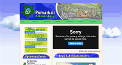 Desktop Screenshot of pomaikai.k12.hi.us