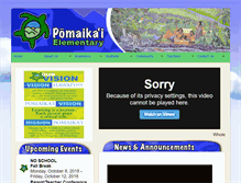 Tablet Screenshot of pomaikai.k12.hi.us