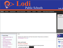 Tablet Screenshot of lodi.k12.nj.us